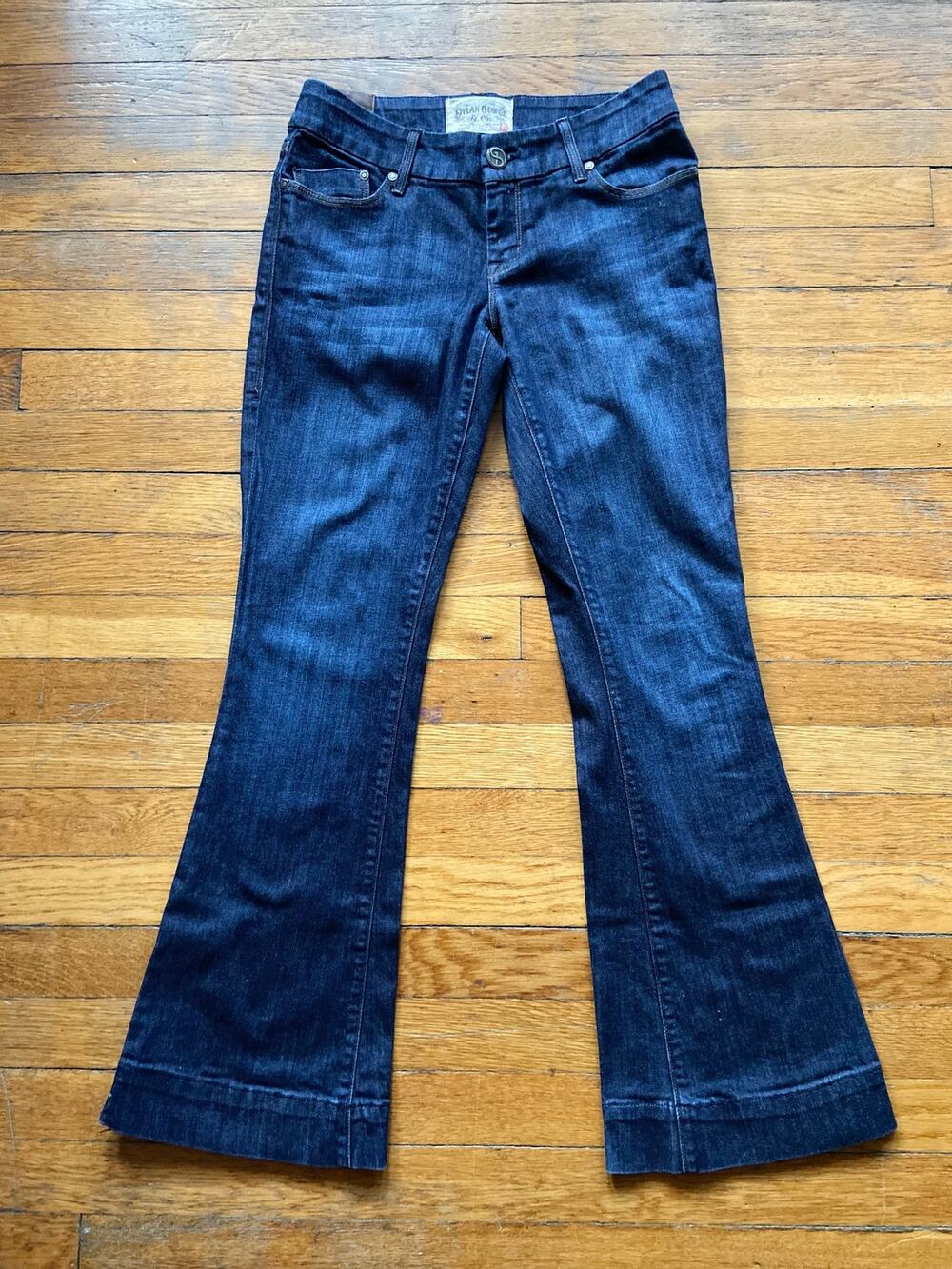 DYLAN GEORGE 'Dianne' Flared Dark Wash Jeans sz 27